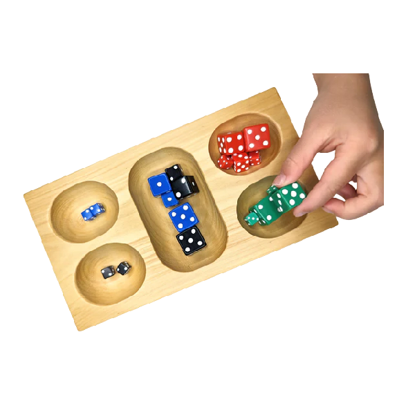 Montessori Montessori N’ Such Sorting Dice Color, Size & Count Kit