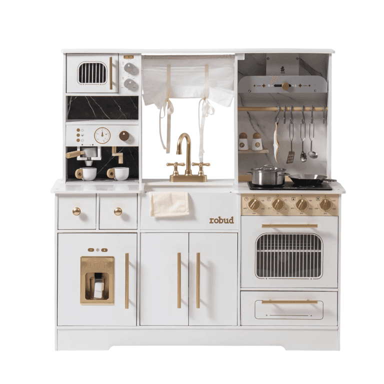 Robud Modern Play Kitchen White