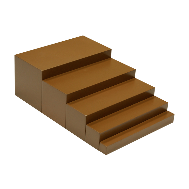 Montessori E&O Montessori Toddler Brown Stair 5 Steps