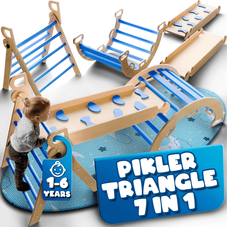Montessori Woodessori 7-in-1 Climbing Set