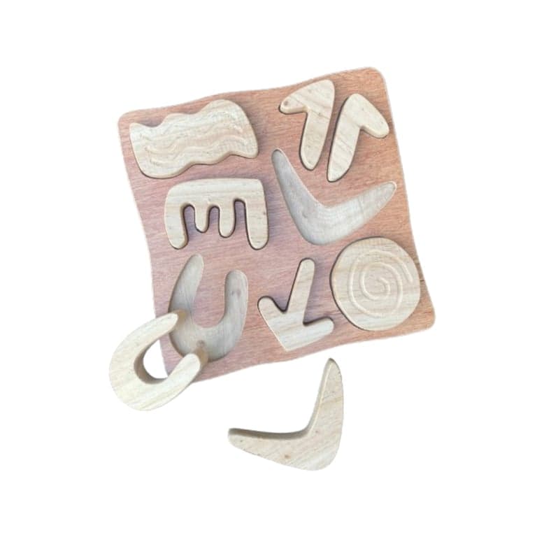 Education National Aboriginal Symbols Puzzle - Montessori Product